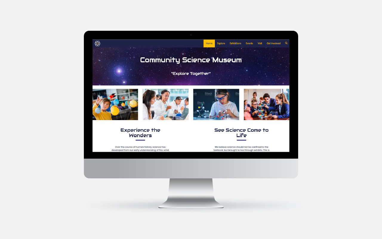 Community Science Museum Website