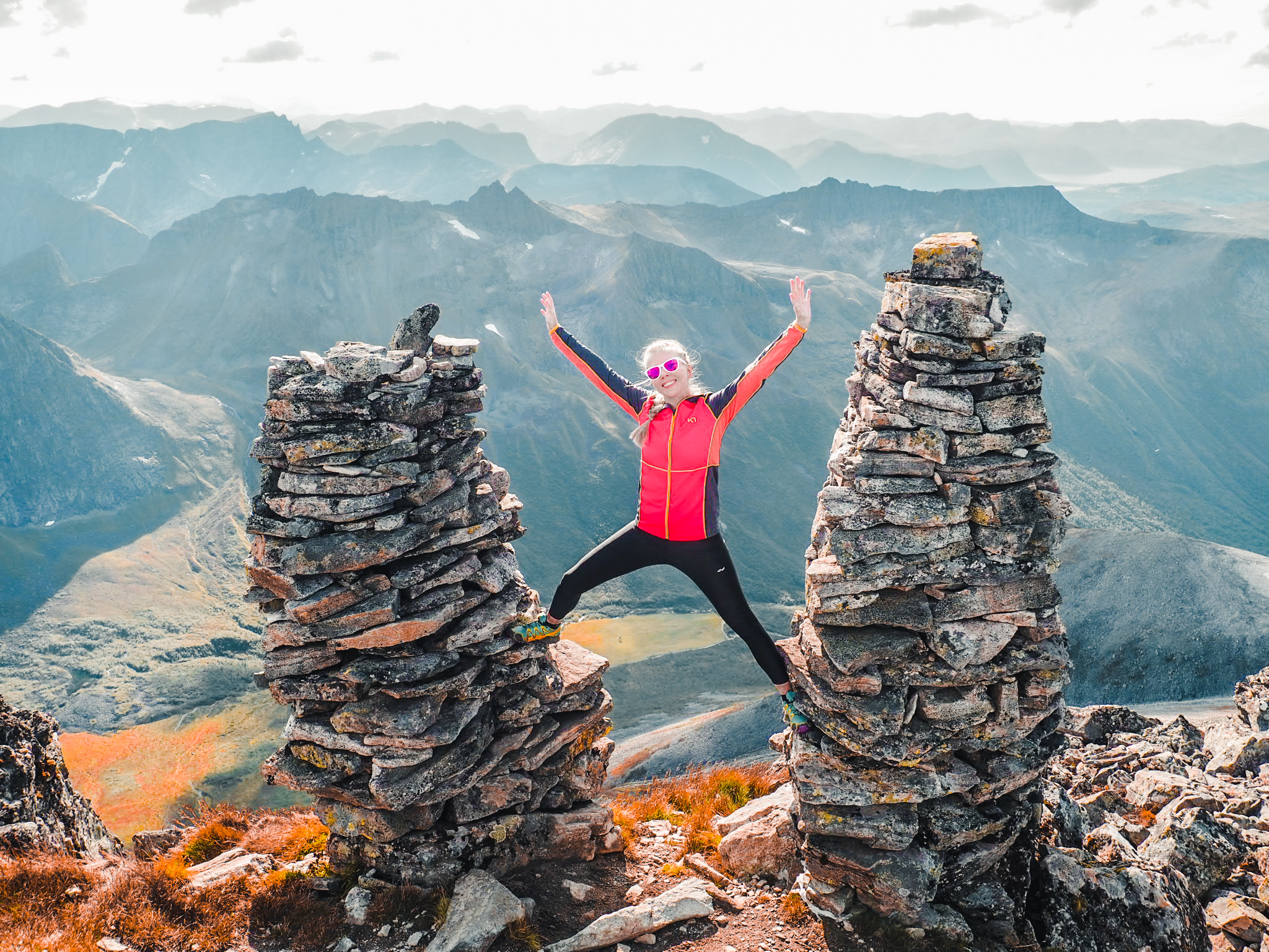 Louise on mountain