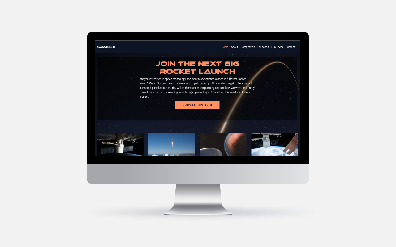 Space X Microsite